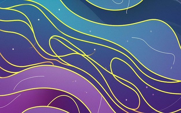 a colorful abstract illustration of a purple and yellow abstract background