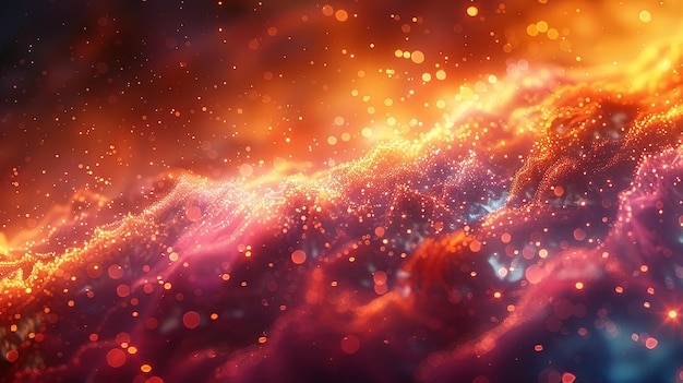 a colorful abstract image of a purple and orange abstract background with the words  fire  on the bottom