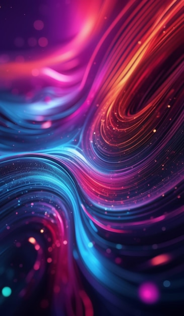 a colorful abstract image of a purple and orange colored background