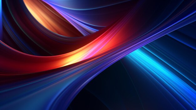 a colorful abstract image of a wave and the word light