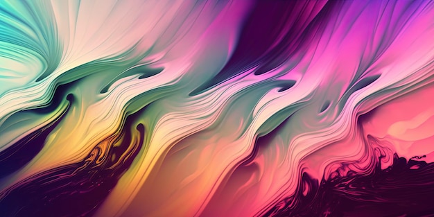 Colorful abstract oil painting stule Generative Ai