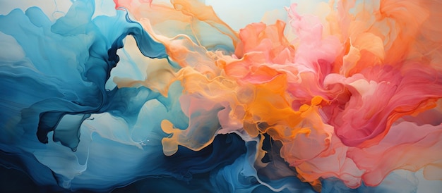 Colorful abstract painting background