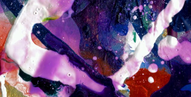 colorful abstract painting, liquid art style painted with oil