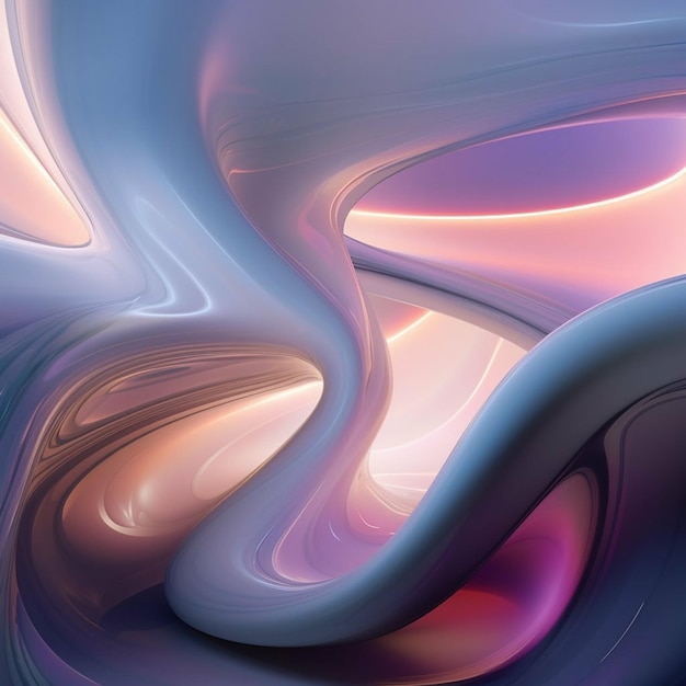 A colorful abstract painting of a purple and pink abstract background.