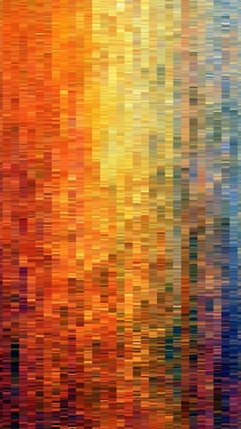 A colorful abstract painting with a gradient of colors.