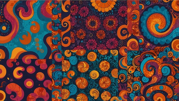 a colorful abstract pattern by person