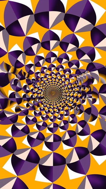 Photo a colorful abstract pattern of circles and the purple and purple background