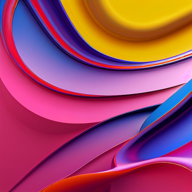 Colorful abstract shapes background wallpaper psychedelic