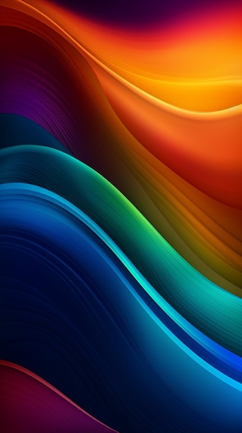 Colorful abstract wallpapers for iphone and android. this wallpaper is titled rainbow wallpapers.