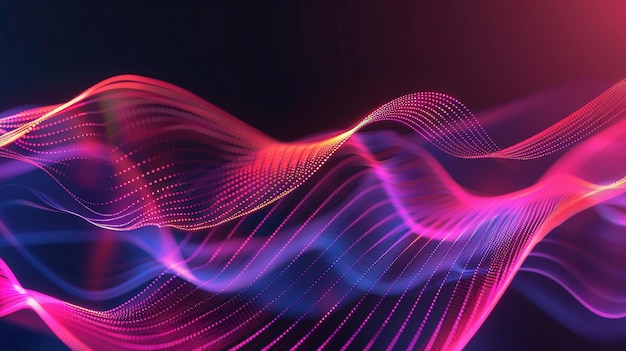 A colorful abstract waves image background