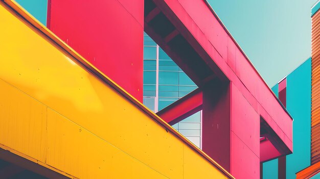 Colorful Architecture Abstract