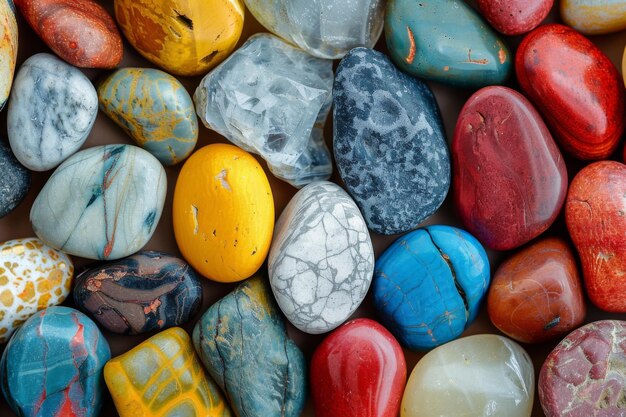 Colorful Assorted Polished Stones