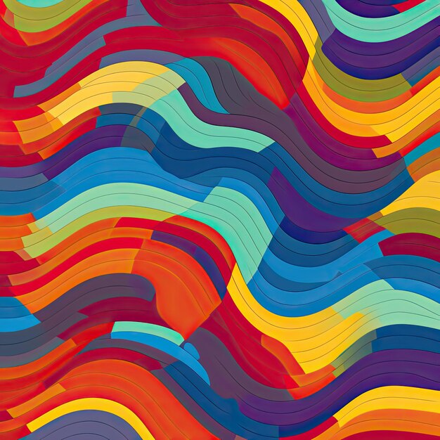 A colorful background Generative AI