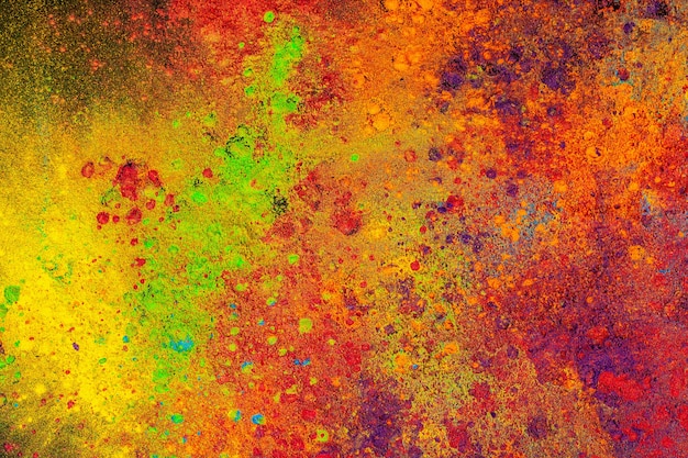 Colorful background made of indian colorful dyes