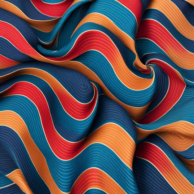 Photo a colorful background of a pile of colorful wavy lines