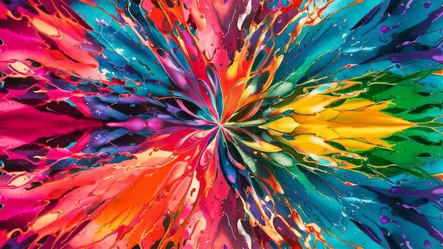 Colorful background of watercolor stains and colour splased pattern