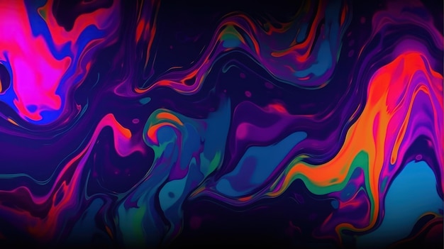 A colorful background with a black background and a black background with a blue and orange design.