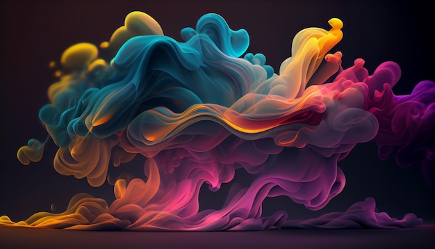 A colorful background with a black background and a colorful design.