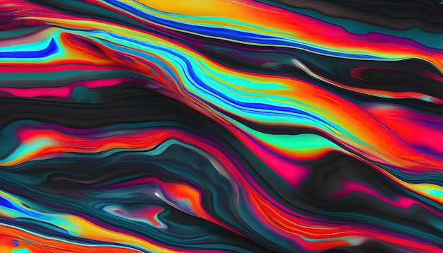 A colorful background with a black background and a colorful pattern.