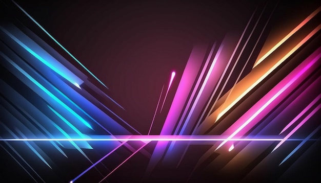 A colorful background with a black background and a pink and blue background.