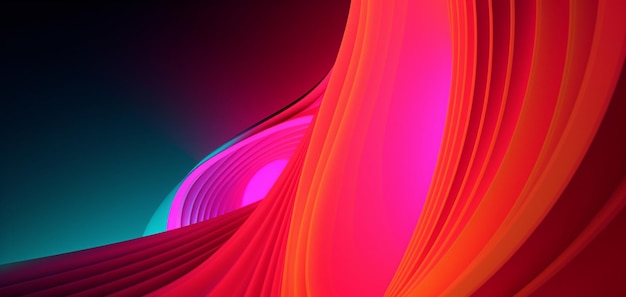 A colorful background with a black background and a pink and orange background.