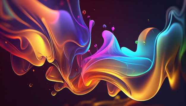 A colorful background with a black background.