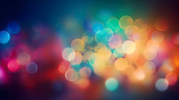 A colorful background with a blue background and a blurry light in the middle.