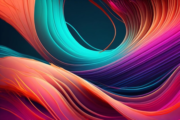 A colorful background with a blue background and a red and blue swirls.