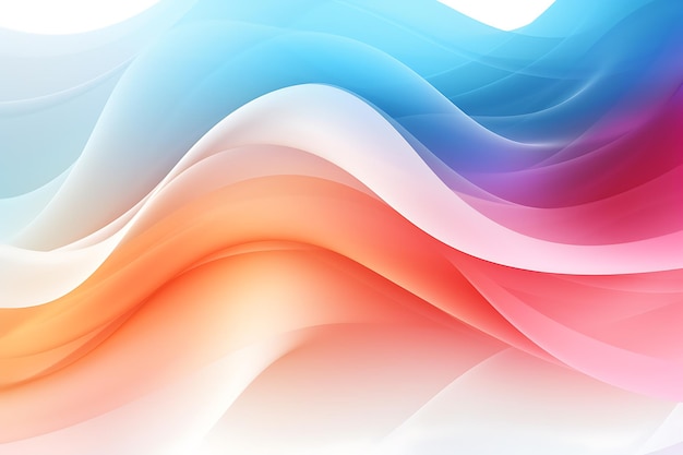 A colorful background with a blue and orange wave design.