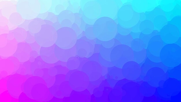 A colorful background with a blue and pink circle pattern.