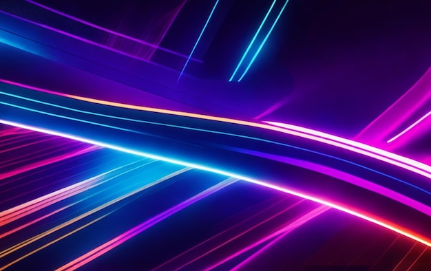 Colorful background with a blue and purple Abstract background made with Ai generator