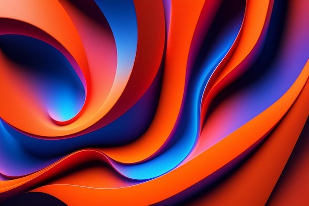 A colorful background with a blue and red swirl design