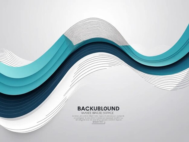 Photo a colorful background with a blue and white wave and the words backcountry on it