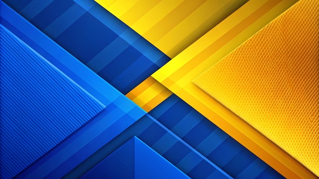 a colorful background with a blue and yellow lines and a square with a square in the middle