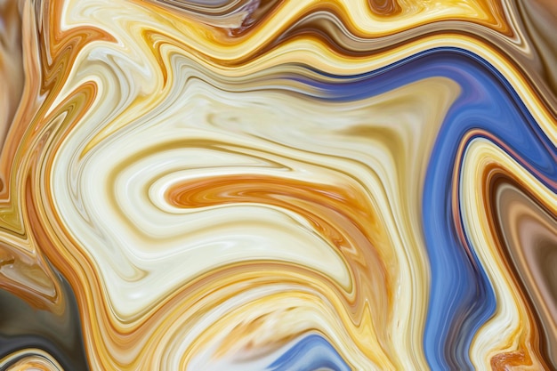 A colorful background with a blue and yellow swirls.