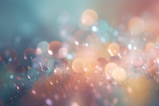 A colorful background with a blurry background that says'bokeh '