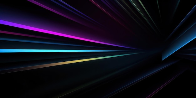 A colorful background with a blurry light effect.