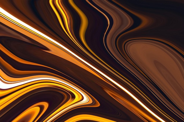 A colorful background with a brown and orange background and a gold swirl.