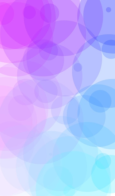 A colorful background with circles in blue and pink.