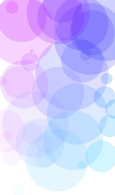 A colorful background with circles in blue and pink.