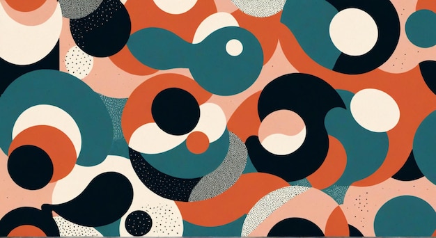 a colorful background with circles and circles like circles