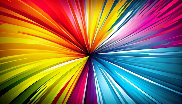 A colorful background with a colorful burst of light