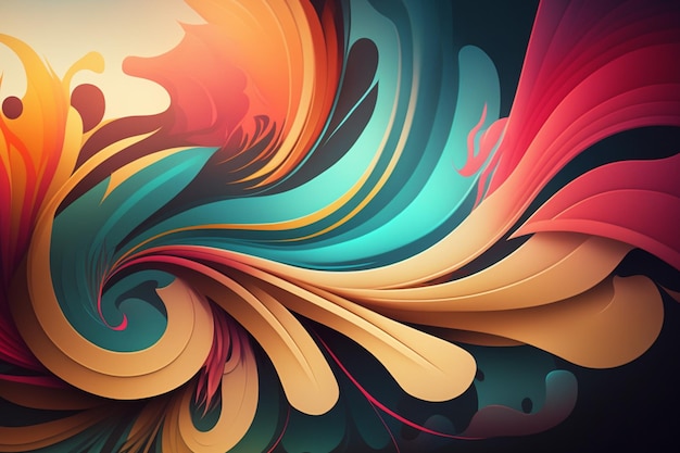 A colorful background with a colorful design.