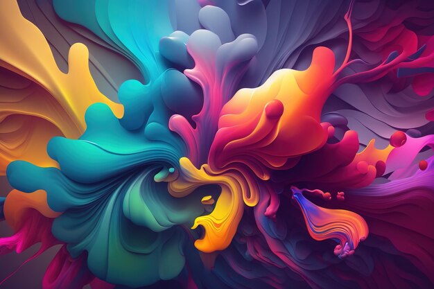 A colorful background with a colorful design