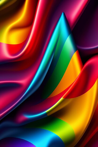 Colorful background with a colorful fabric