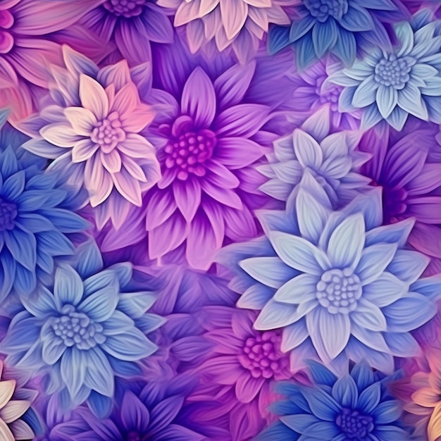 A colorful background with a flower pattern.