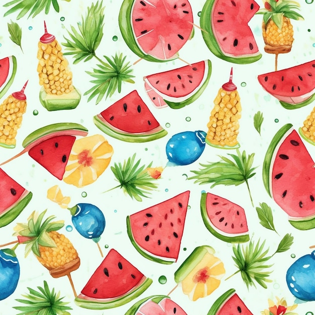 a colorful background with fruits and berries and the words fruit on it