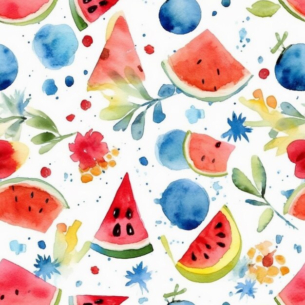 a colorful background with fruits and berries and the words fruit on it