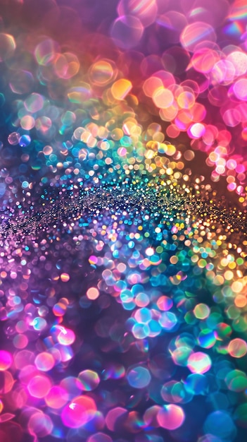 a colorful background with glitter and glitter