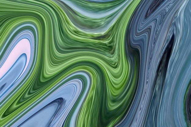 A colorful background with a green and blue pattern.